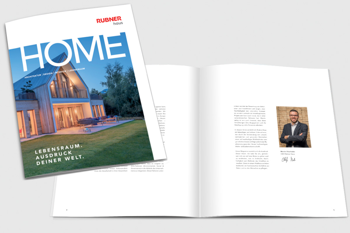 Ruber Haus Magazine HOME
